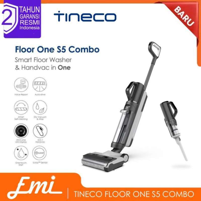 Promo Tineco Floor One S5 Combo Smart Wet Dry Cordless Stick Handheld  Vacuum Diskon 10% di Seller Emilab Indonesia - Emilab Indonesia. Jl. Sultan  Tirtayasa No. 56. RT 02. Citarum, Kec. Bandung