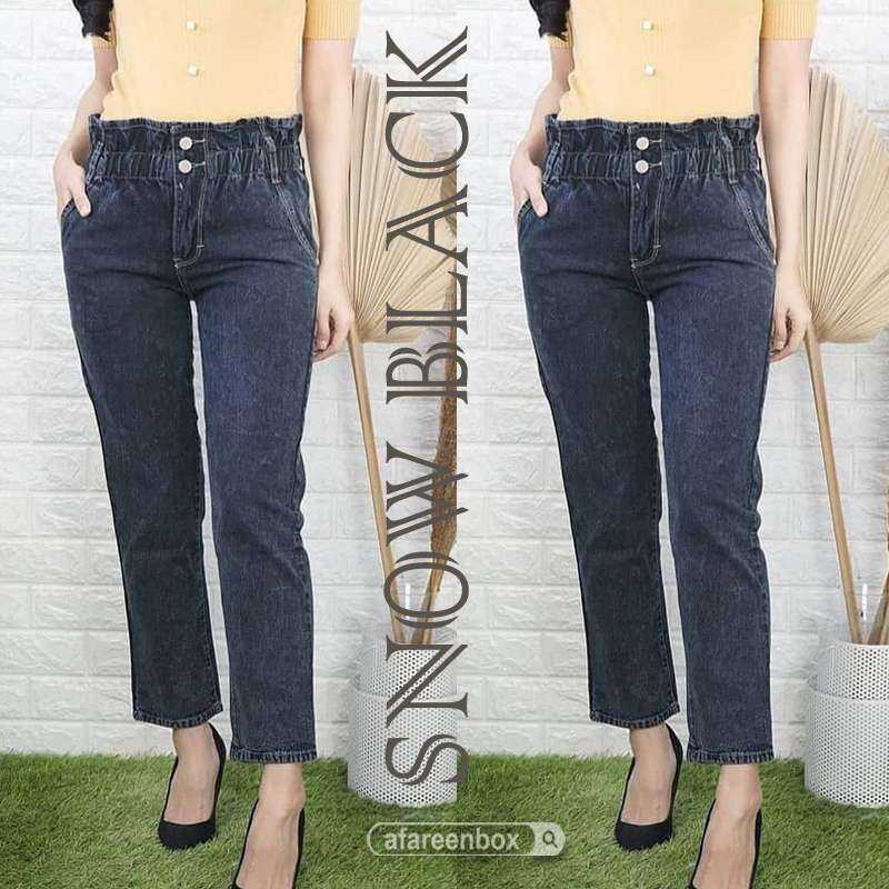 Jual Afareen Kulot Jeans Boyfriend 
