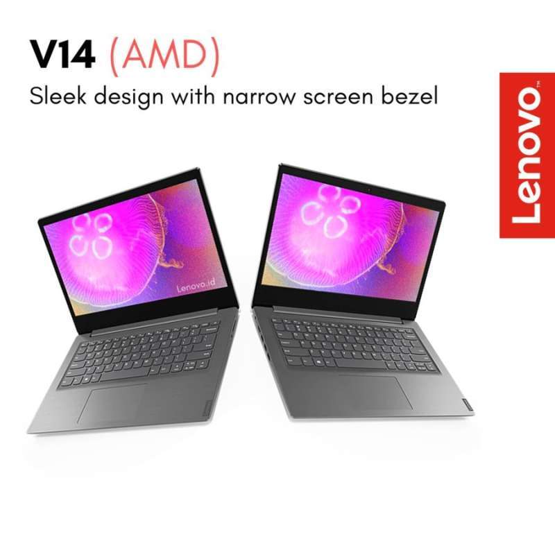 LENOVO V14 ERID AMD ATHLON 3020E/ RAM 8GB/ SSD 256GB/ WINDOWS 10+OHS  ORIGINAL/ LAYAR INCI/ GREY