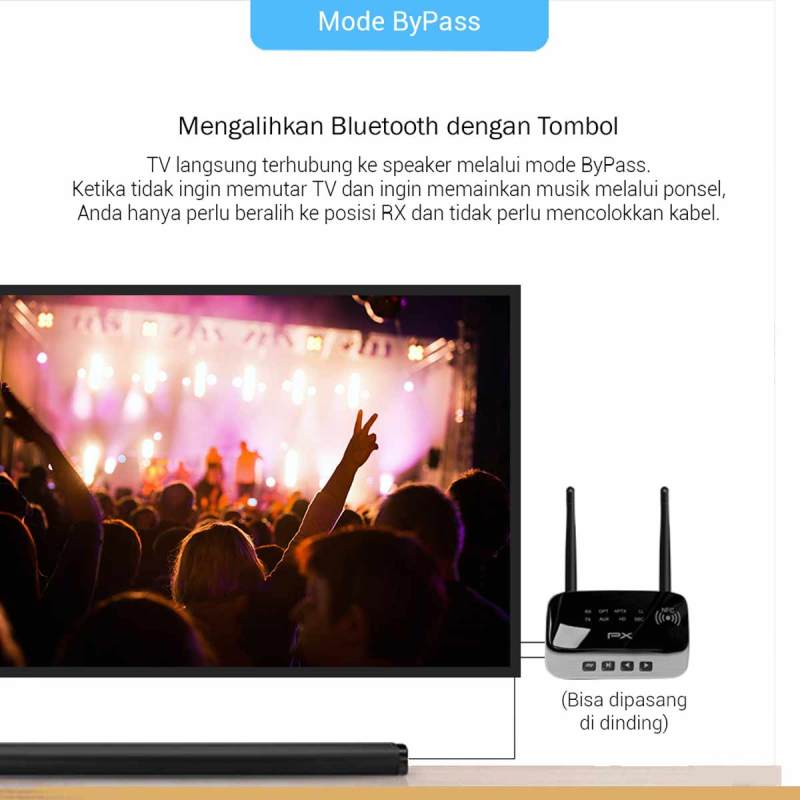 Jual Px Brx 3500 2in1 Transmitter Receiver Bluetooth 5 0 Audio Nfc Hd Stereo Online November 2020 Blibli