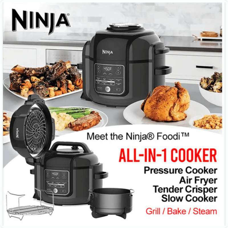 Jual Ninja Foodi Op300 6l Pressure Cook Air Fryer Slow Cook Grill Steam Kode 036 Di Seller Grease Store Wijaya Kusuma Kota Jakarta Barat Blibli