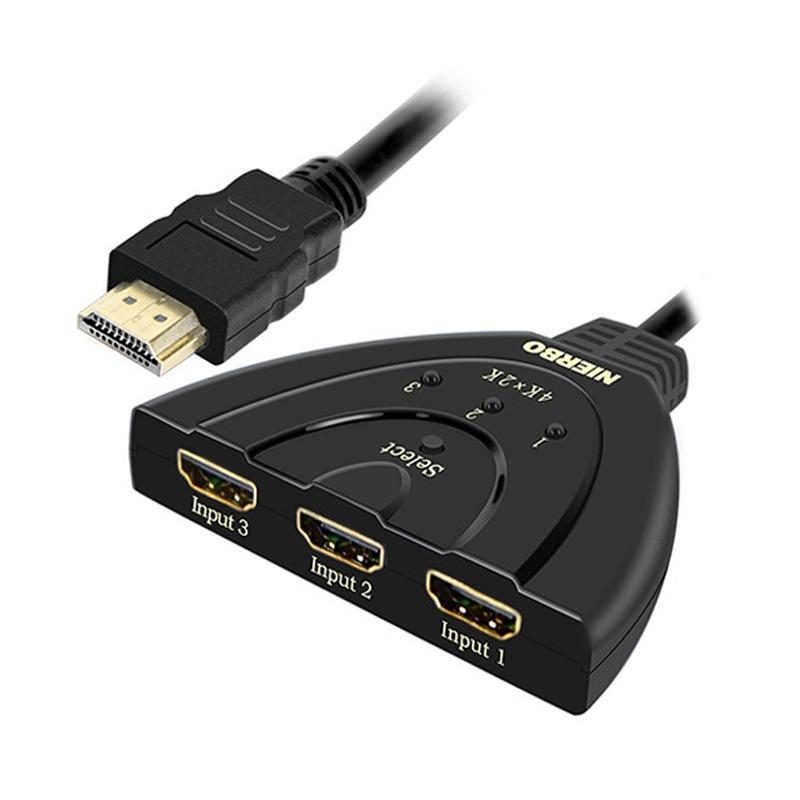 Jual Sinarmutiara Ku009 Hdmi Switcher 3 Port 3 Input 1 Output
