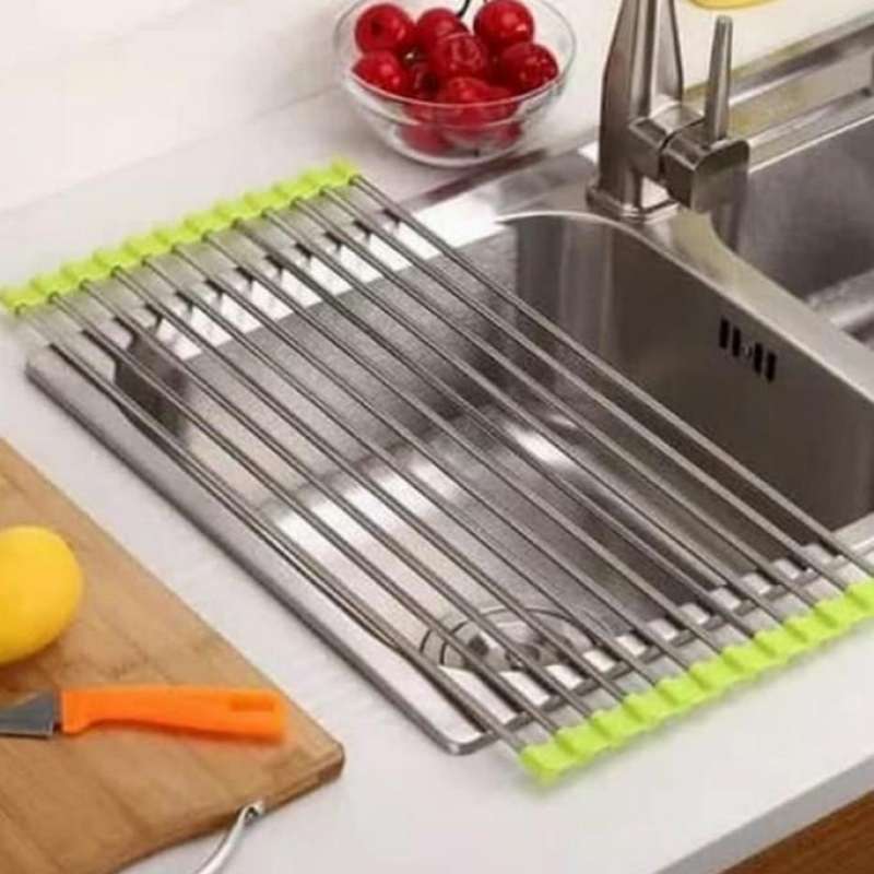 Rak Pengering Kitchen Sink Rack Folding Dush Drying Rack