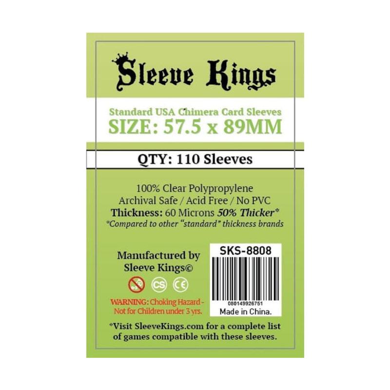 Jual SLEEVE KINGS Standard USA Chimera Card Sleeves [57.5 x ...
