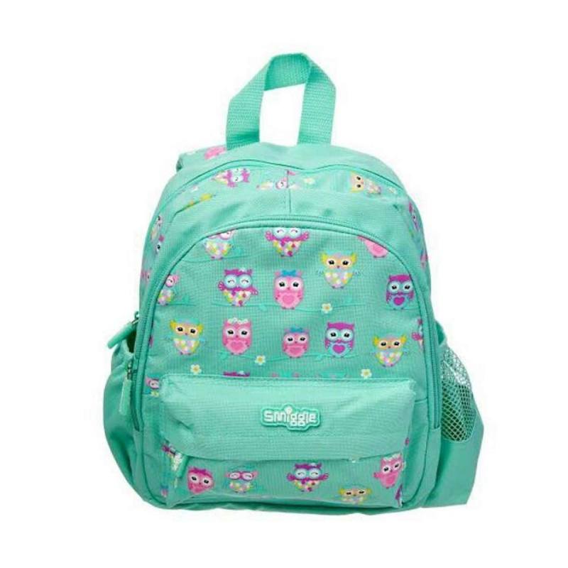 Jual Smiggle 4420234 Tiny Poppy Teeny Green Owl Backpack di Seller