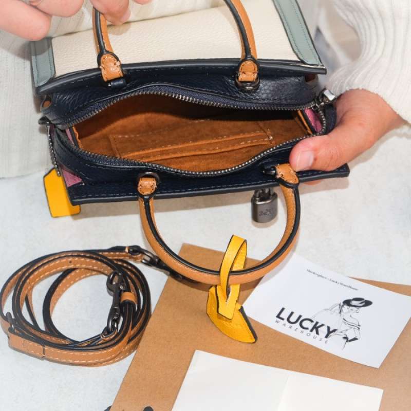 Economical Excellence Jual Coach Micro Zoe Crossbody In Colorblock