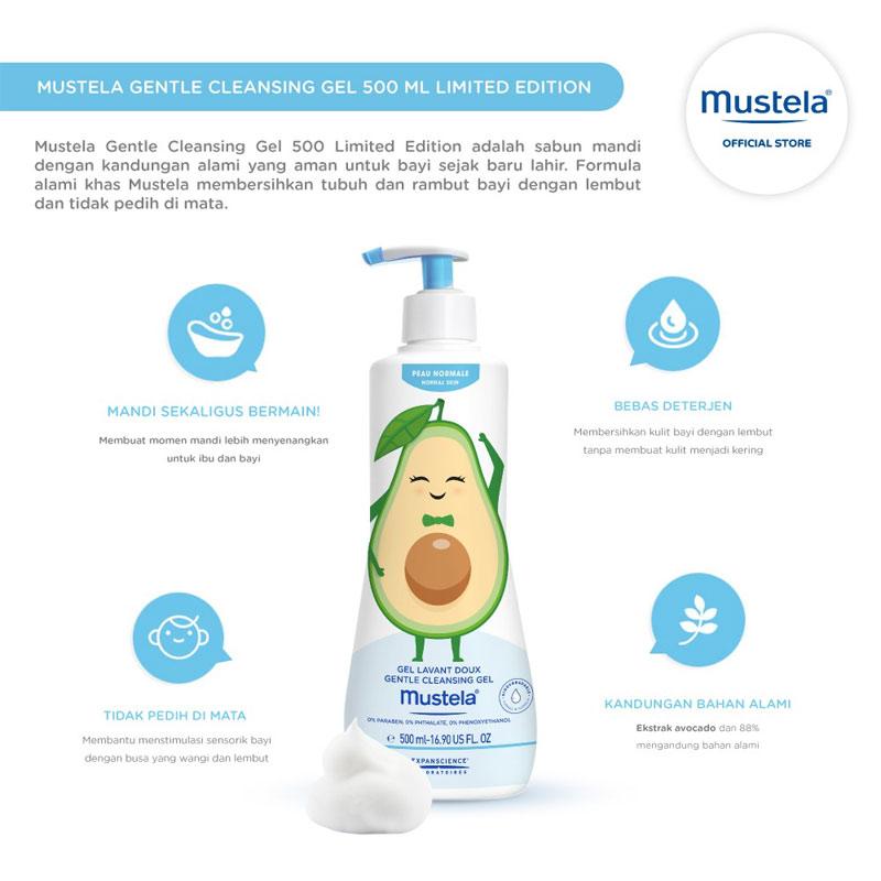 Jual Mustela Bebe Gentle Cleansing Gel Sabun Bayi 500 Ml Limited Edition Pump Online September 2020 Blibli Com