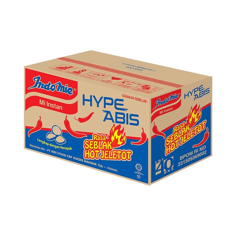 Jual Indomie Rasa Seblak Hot Jeletot Mie Instant 75g X 40 Pcs