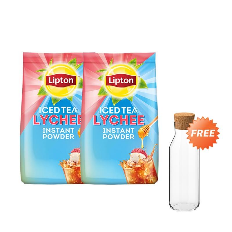 Jual Lipton Ice Tea Mix Lychee [510 g/ 2 pcs] + Free Lipton ...