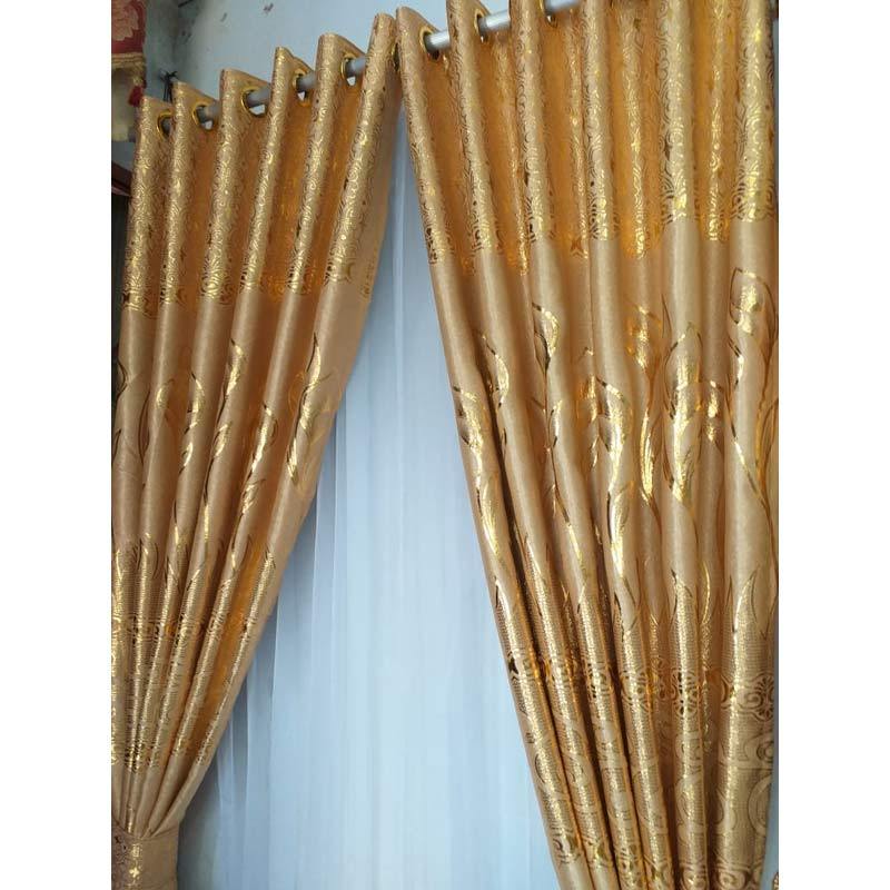 Jual Zahra Gorden Blackout Printing Tulip Emas Murah Agustus 2020