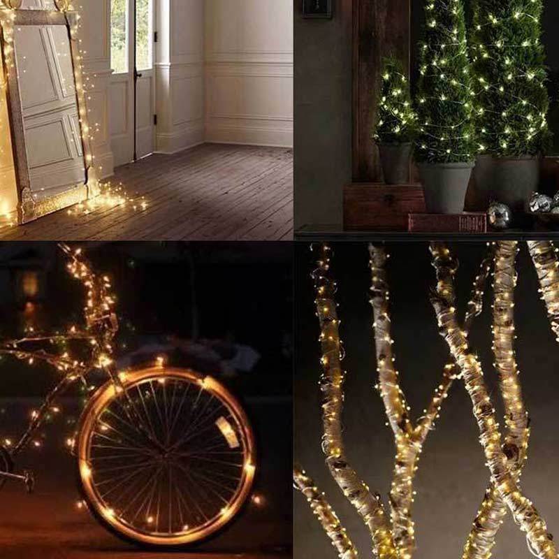 Jual Iit Led Solar String Lamp Fairy Christmas Lights 10 M 100