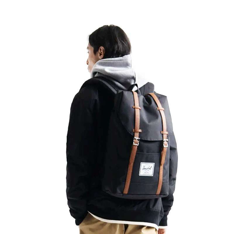 Jual Herschel Retreat Backpack 19.5 L Garden Topiary Black