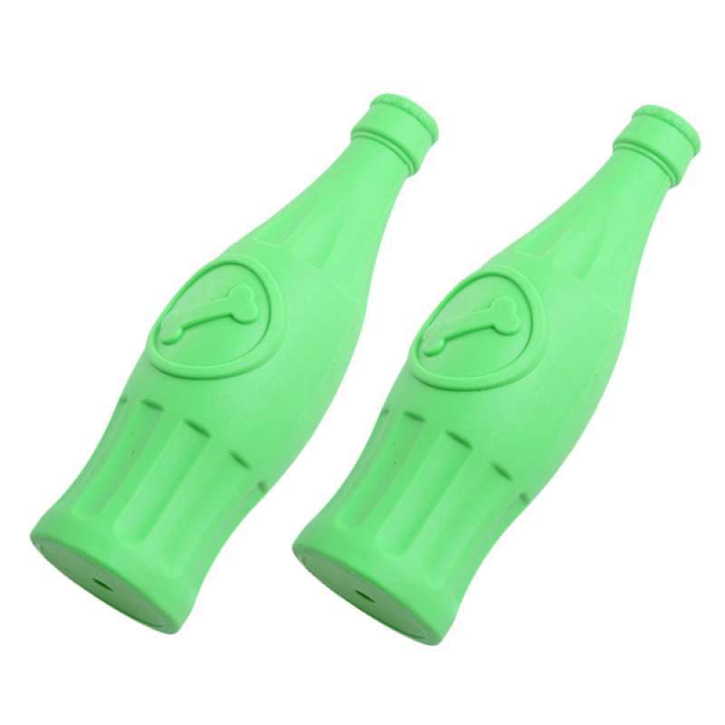 Jual Oem 2x Anti Bite Bottle Shaped Pet Chew Toys Dog Toy For Teeth Cleaning Green Online September 2020 Blibli Com
