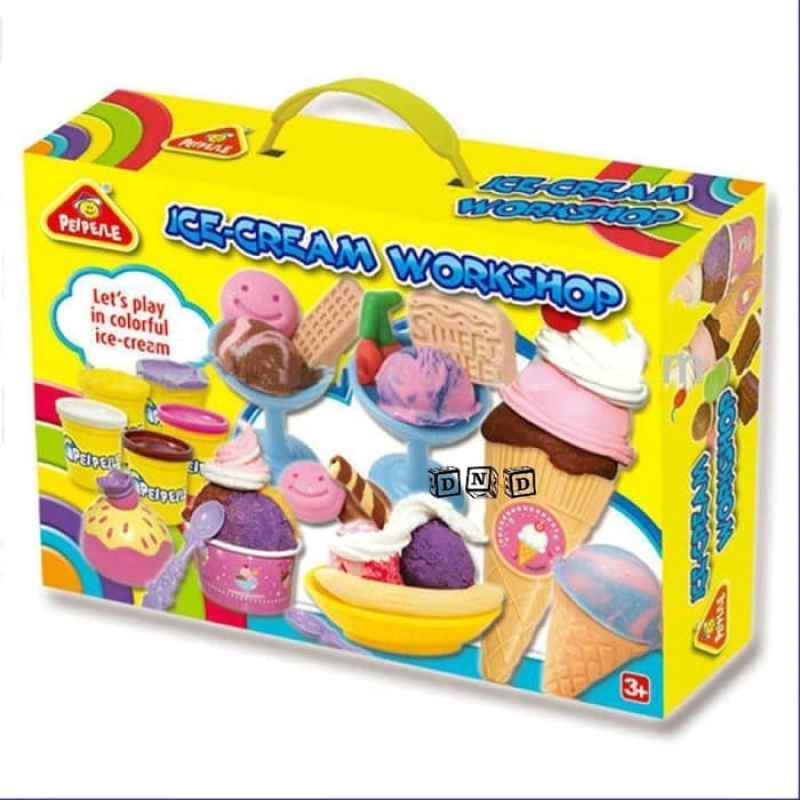 Jual Mainan Edukasi Anak Ice Cream Workshop Lilin Dough Fun Play Doh 17102 Online September 2020 Blibli Com