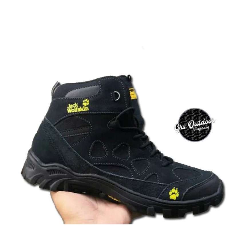 Jual Sepatu Gunung Jack Wolfskin Sepatu Pria Hiking Trekking Outdoor Hitam Online September 2020 Blibli Com