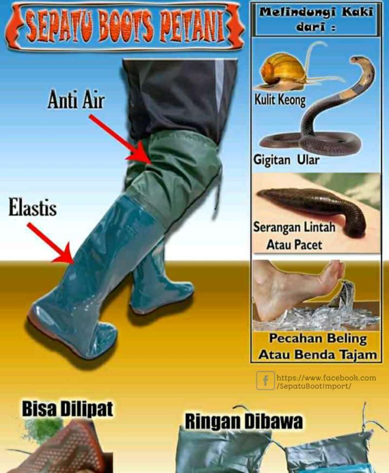 Jual Sepatu Boots Import Khusus Petani Online Oktober 2020 Blibli Com