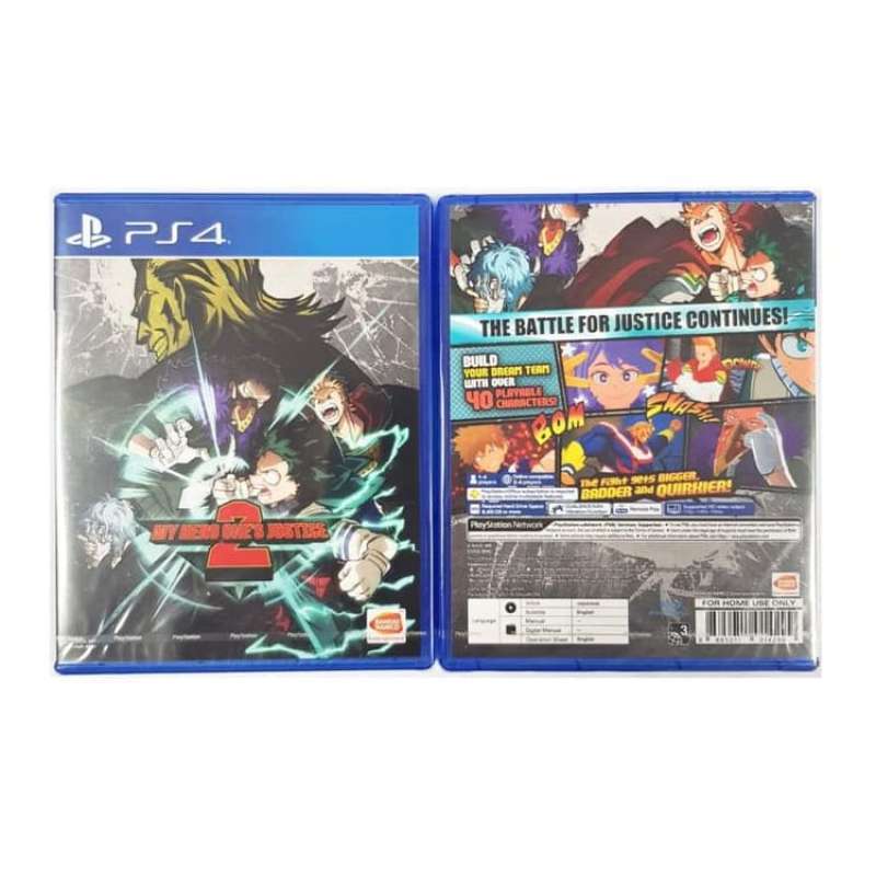 my hero one's justice ps4 game