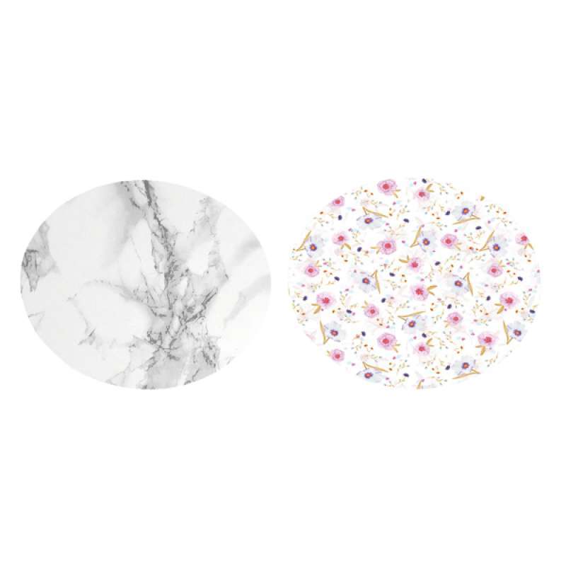 Promo 2 Pack Table Cloth Large Round Elastic Edge Fitted Waterproof Cover 47 Inches Diameter Marble Pattern And Vintage Flower Di Er Homyl China Blibli Fitted Waterproof Table Cover, Large Round Vinyl Tablecloth