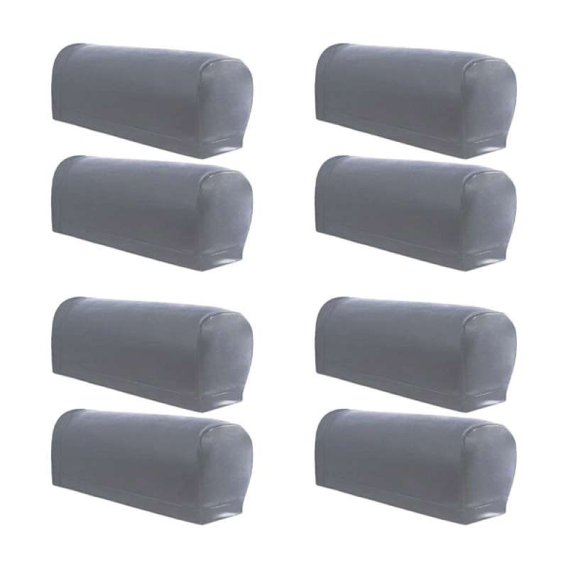 Jual 8pcs Pu Leather Sofa Slipcovers Armrest Protector For Sofa Accessories Grey Online November 2020 Blibli Com