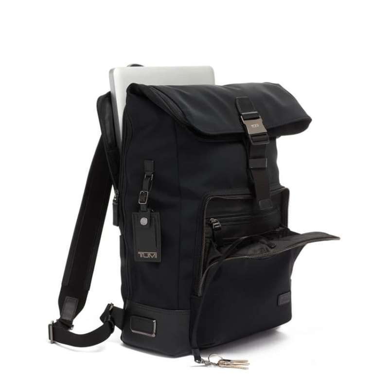 tumi harrison oak roll top backpack