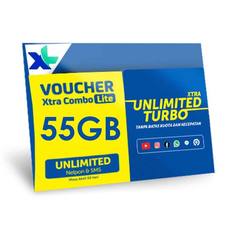 Jual Xl Axiata Xtra Combo Lite 55gb Kartu Perdana Lokal Data Online Maret 2021 Blibli