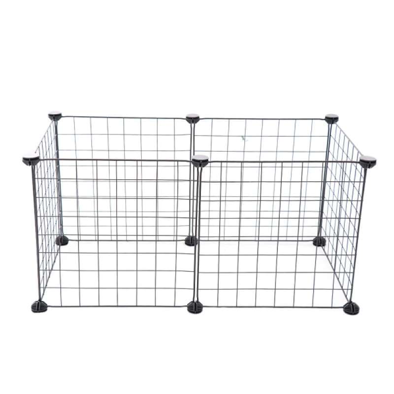 Jual Small Animal Playpen Metal Wire Plastic Animal Fence Kennel For Pet Dog Rabbit Online Desember 2020 Blibli