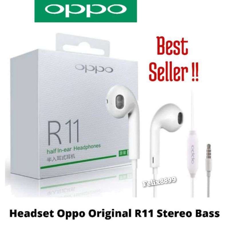 Jual HEADSET Handsfree Earphone ORIGINAL OPPO F11 F11 PRO F3 A39