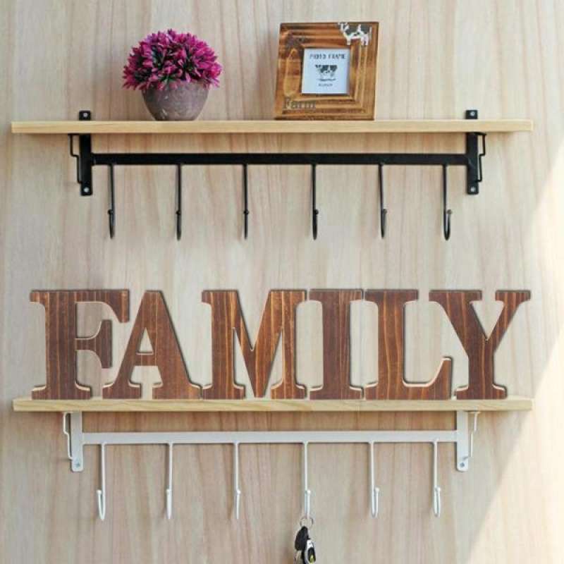 Jual 1 Set Wooden Family Letter Diy Wall Art Home Decor Hanging Tabletop Crafts Terbaru Juli 2021 Blibli