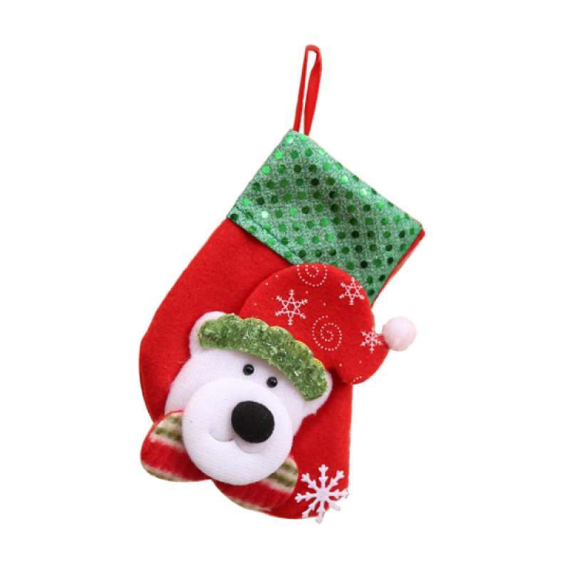 Jual Personlized Christmas Stockings Sequin Pattern For Door Fireplace Mantel Online November 2020 Blibli