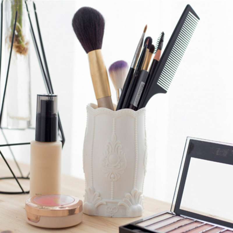 Jual Pen Holder Desktop Makeup Brush Storage Container Cup Organizer Multipurpose Online November 2020 Blibli Com