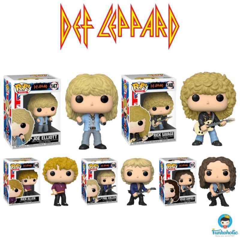 Def Leppard フィギュア 5体セット ファンコポップ デフ・レパード