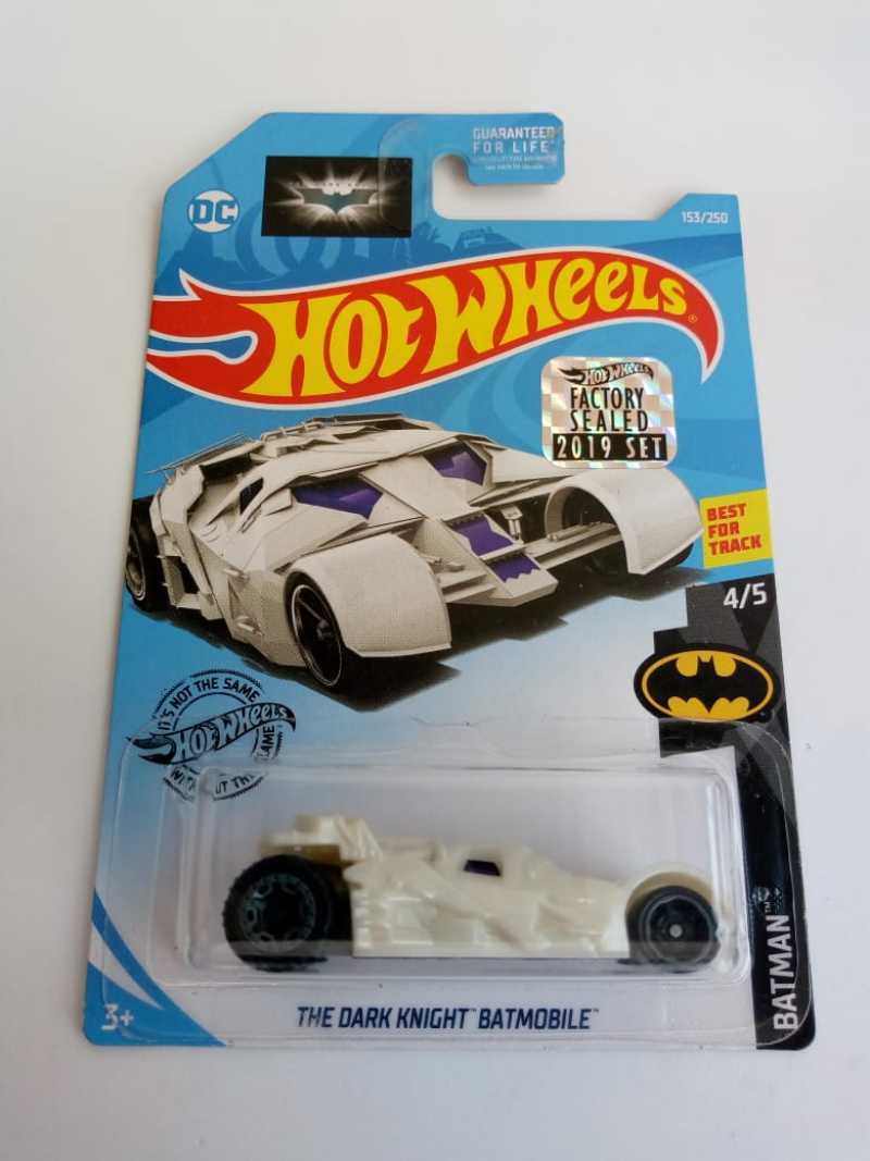hot wheels the dark knight batmobile white