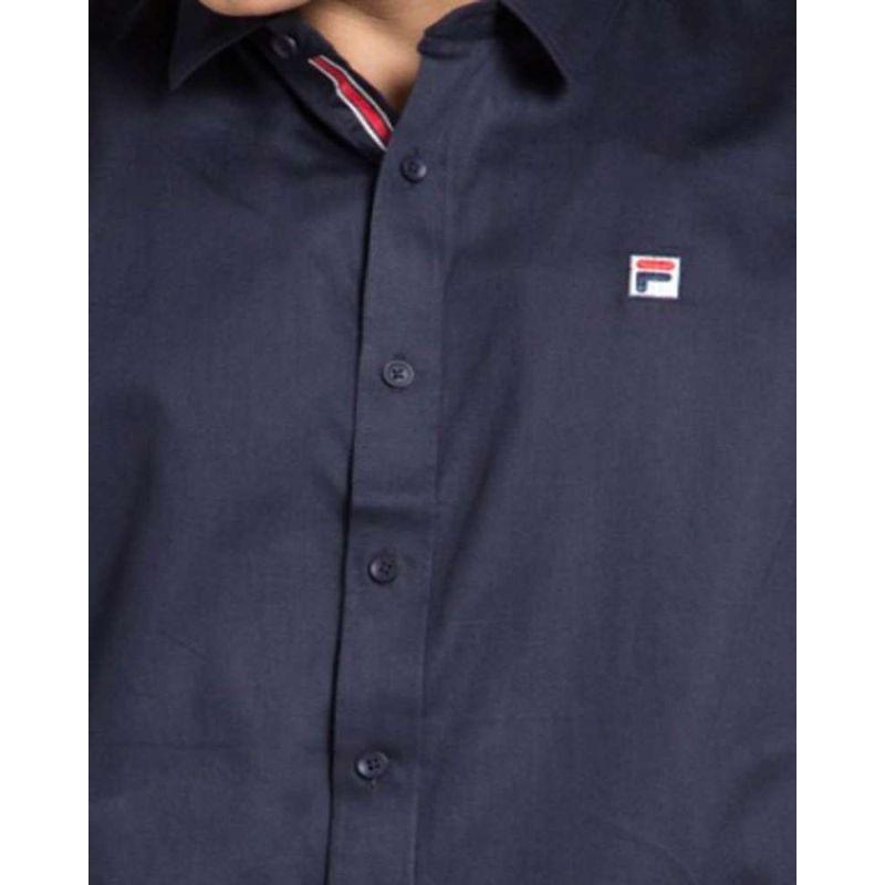 Jual Fila Kemeja Pria Reenos Navy Online Februari 2021 Blibli