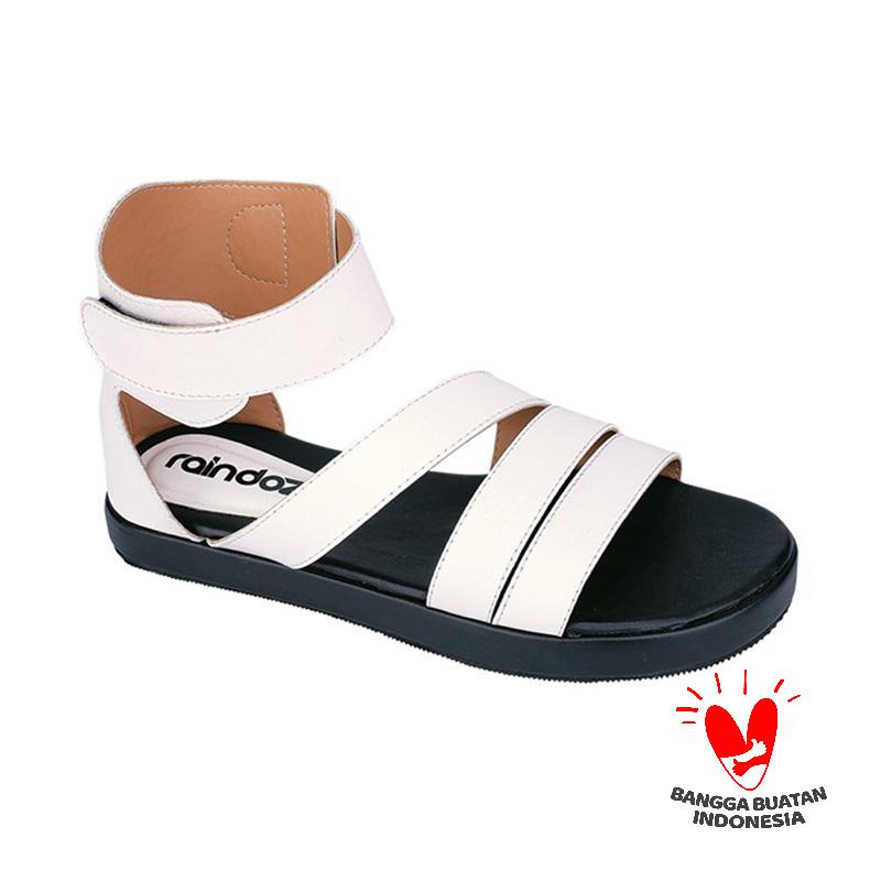 Raindoz Gretta RTT 020 Sandal Flat - Cream Black