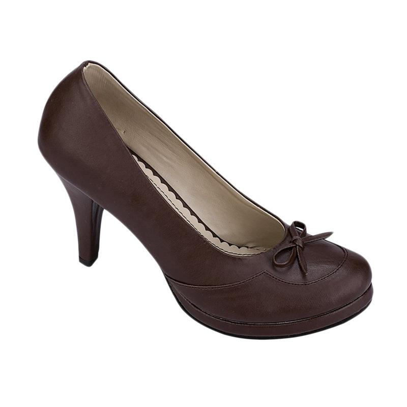 Syaqinah 188 Sepatu Heels - Coklat