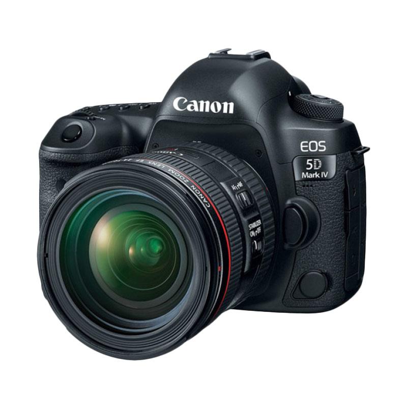 Canon EOS 5D Mark IV Kit EF 24-70mm f/4L IS USM Kamera DSLR - Black