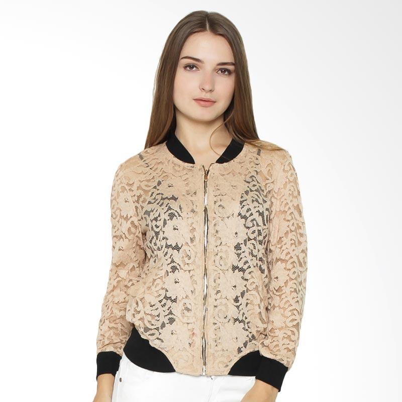 Cocolyn Lace Women Jacket - Brown