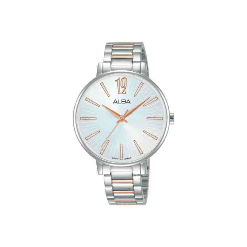 Jual Jam Tangan Wanita Alba Original Garansi Resmi Ah8753 Ah8753x1 Strap Stainless Steel Silver Rose Gold Online Februari 2021 Blibli