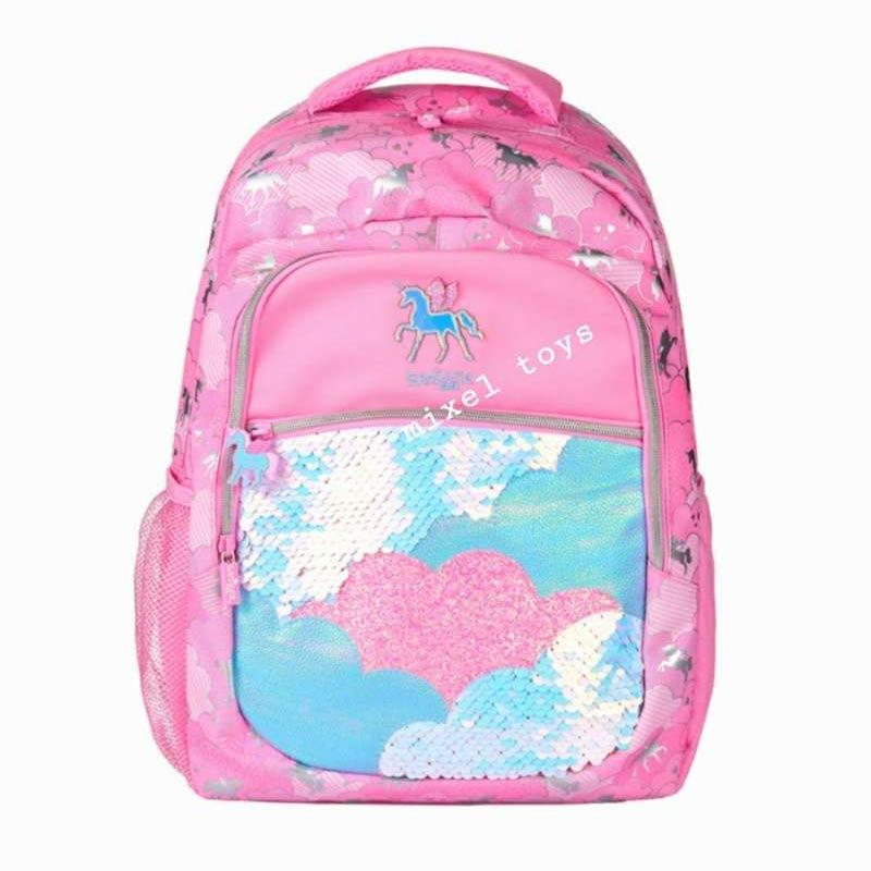 smiggle pink backpack
