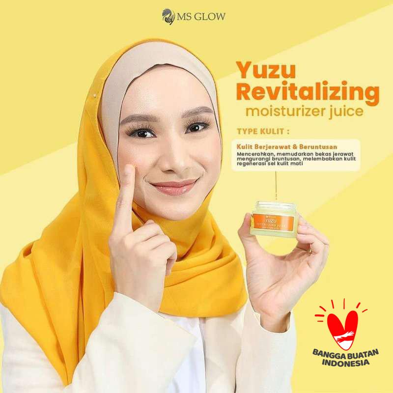 Jual Ms Glow Yuzu Hydrating Juice Moisturizer Kulit Berjerawat Perawatan Wajah Terbaru Juli 2021 