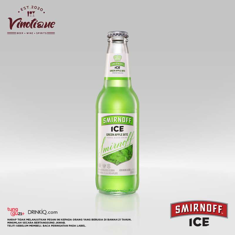 Jual Smirnoff Ice Green Apple Bite (275 ML - 4 Btl ) di ...