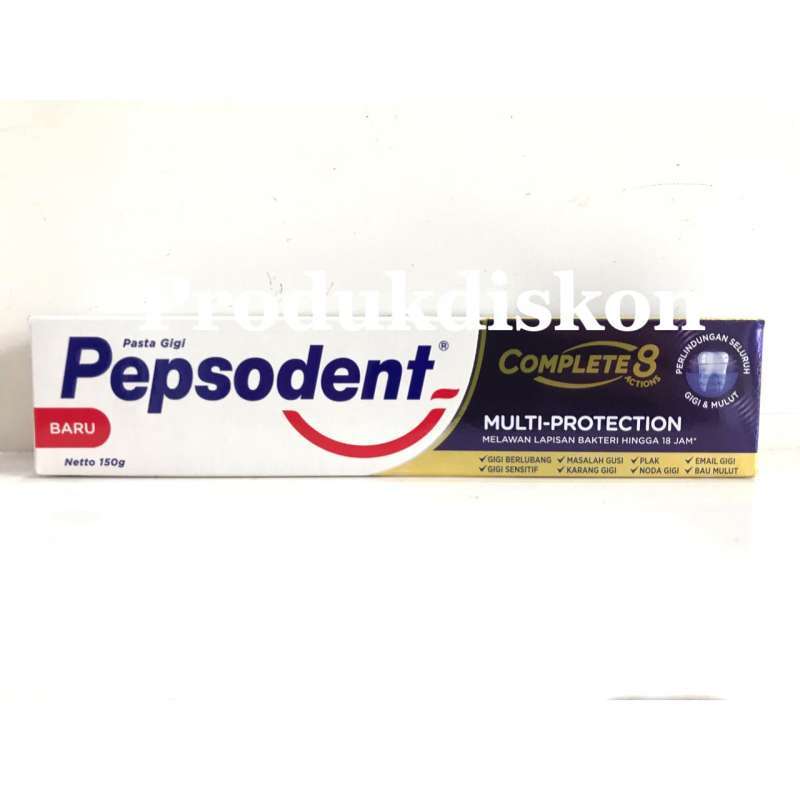 Jual Pepsodent Pasta Gigi Complete 8 Multi Protection 150g Murah Mei 2021 Blibli