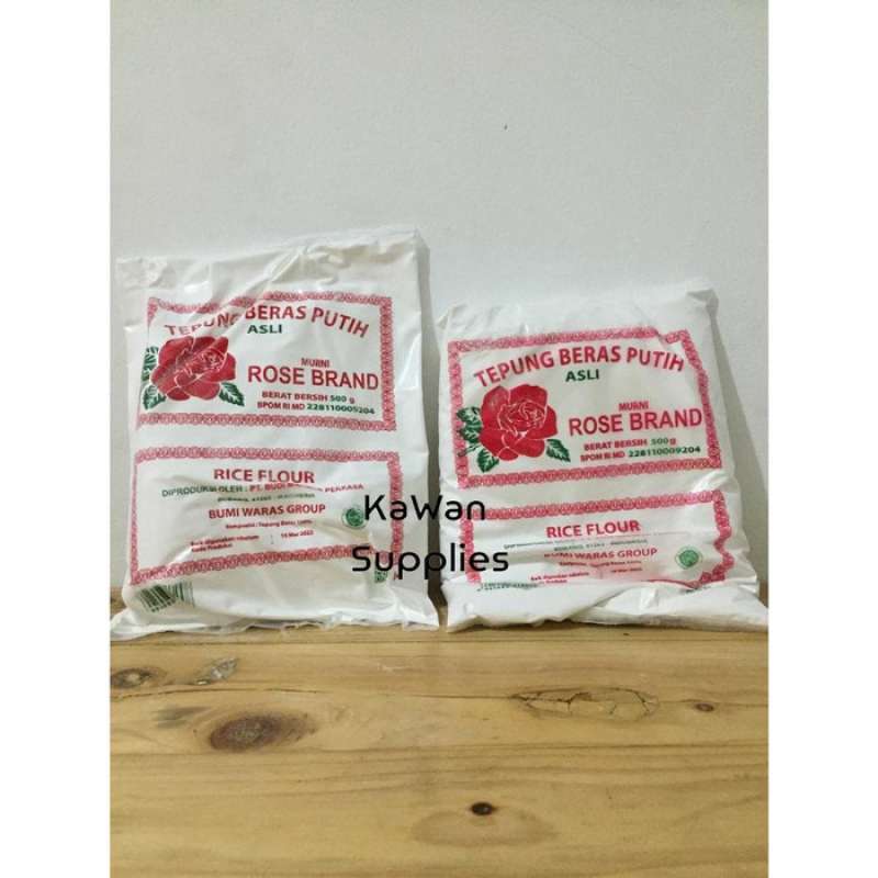 Jual Rosebrand Tepung Beras Putih 500gr Rose Brand Murah Mei 2021 