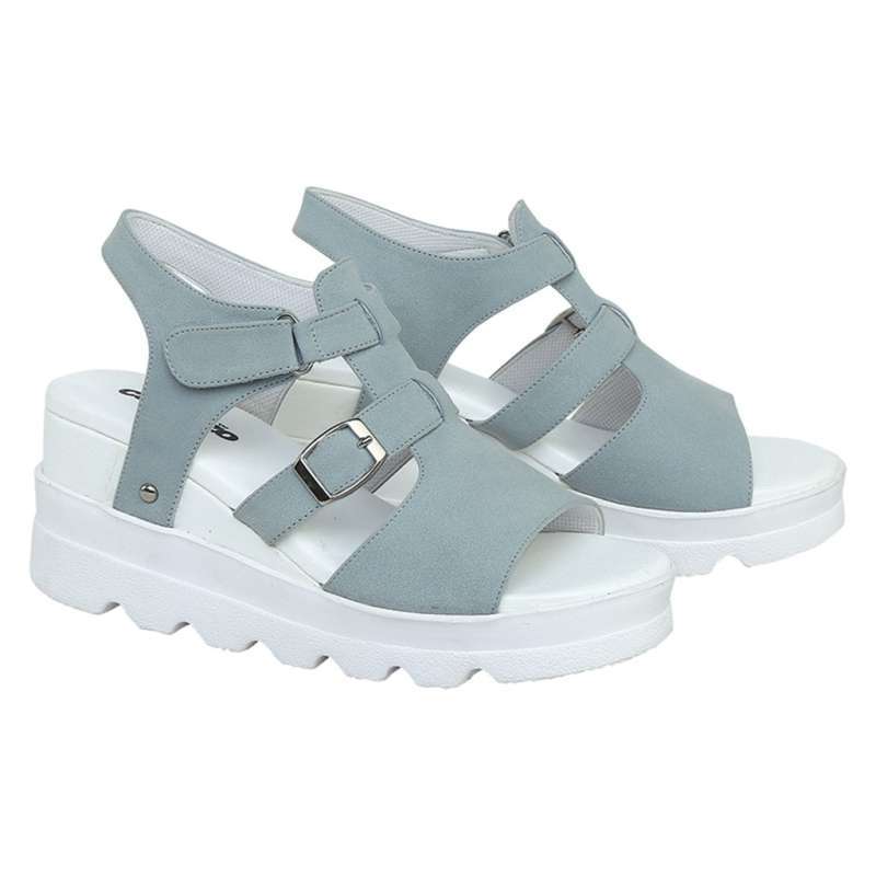 Jual Sandal Wedges Tali Wanita DO 028 Abu Catenzo di Seller Sumber