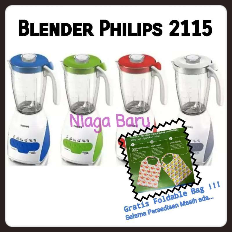 Blender Philips Hr 2115 Plastic jar