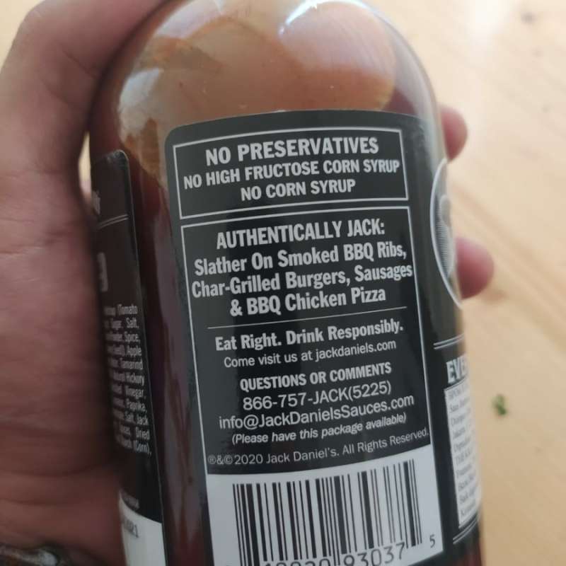 Jual Jack Daniels Old No 7 Original BBQ Sauce [553g] di ...