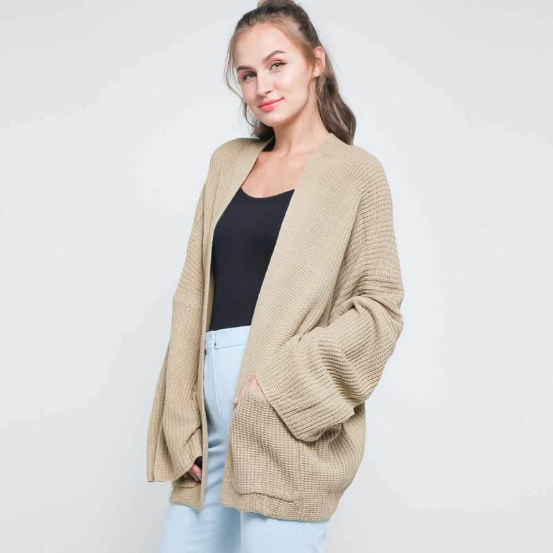 Jual 9 to 12 Felice Oversized Open Cardigan Knit Rajut Wanita - Mocca - Semua Ukuran -- di Seller 9to12 Woman - Kota Jakarta Timur, DKI Jakarta | Blibli