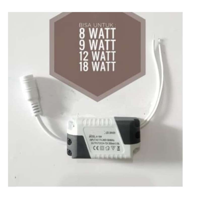 driver adaptor 18w lampu downlight panel led trafo 18 watt lampu panel