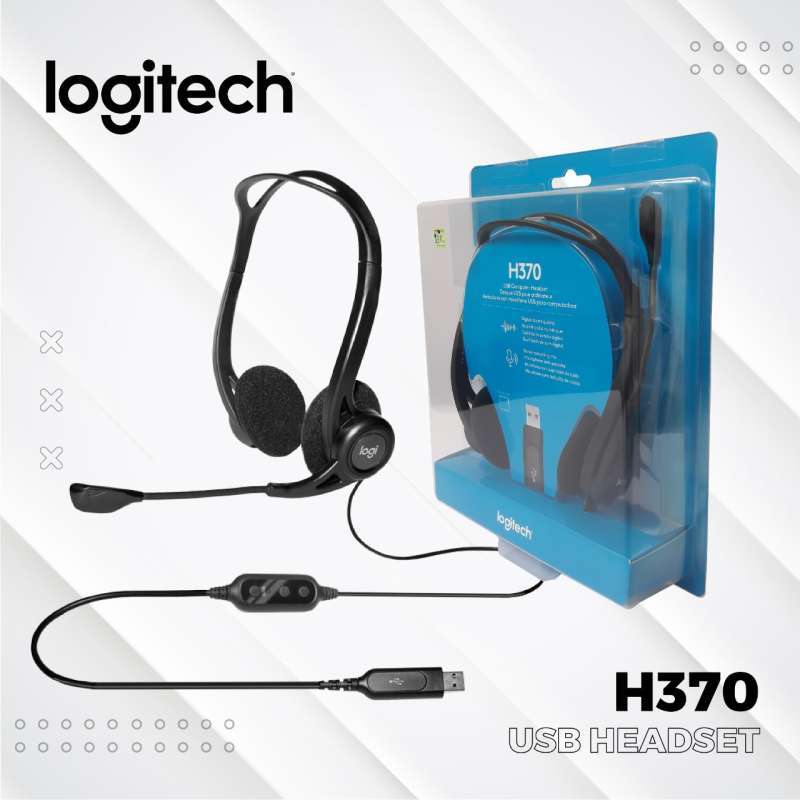 Headset logitech hotsell h370