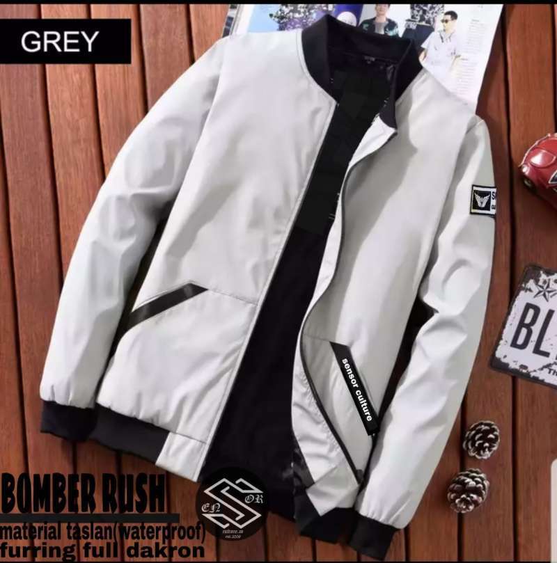 Jaket bomber branded cheap